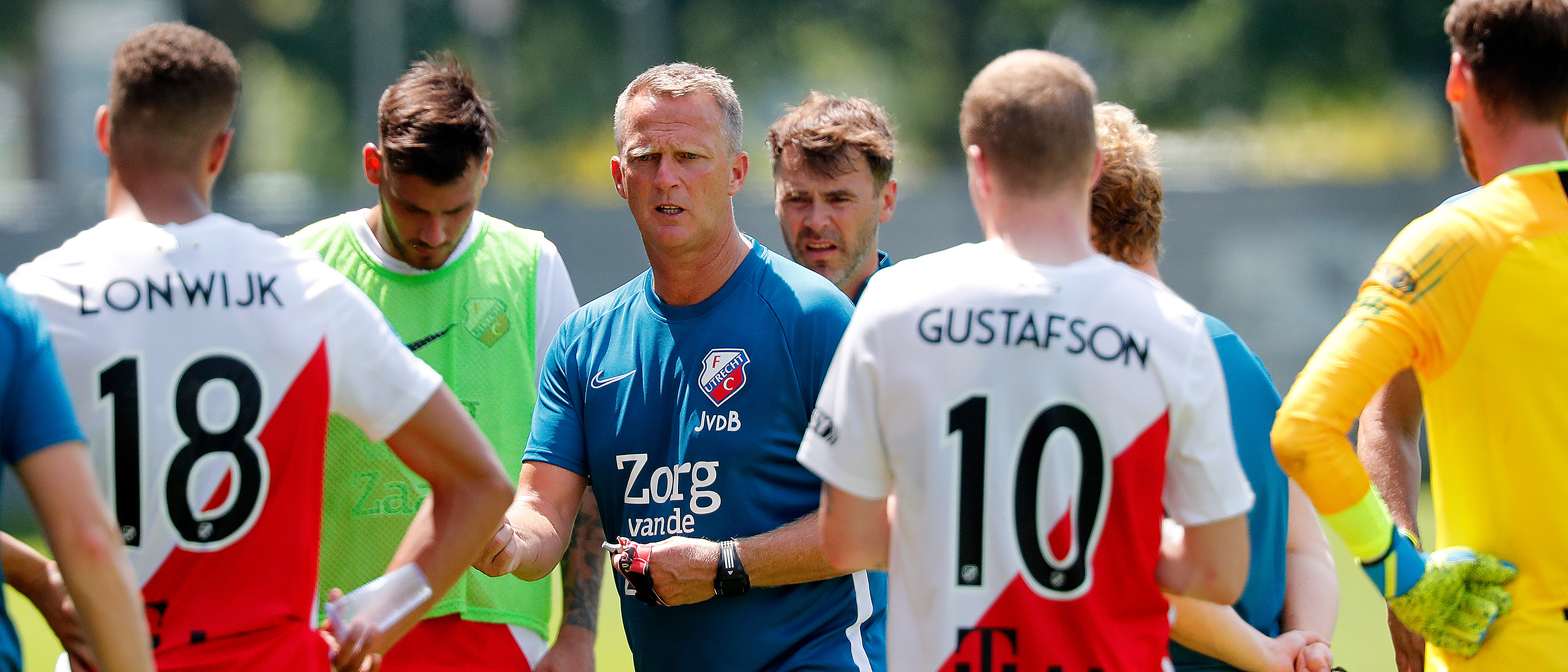 FC Utrecht in actie in Amersfoort