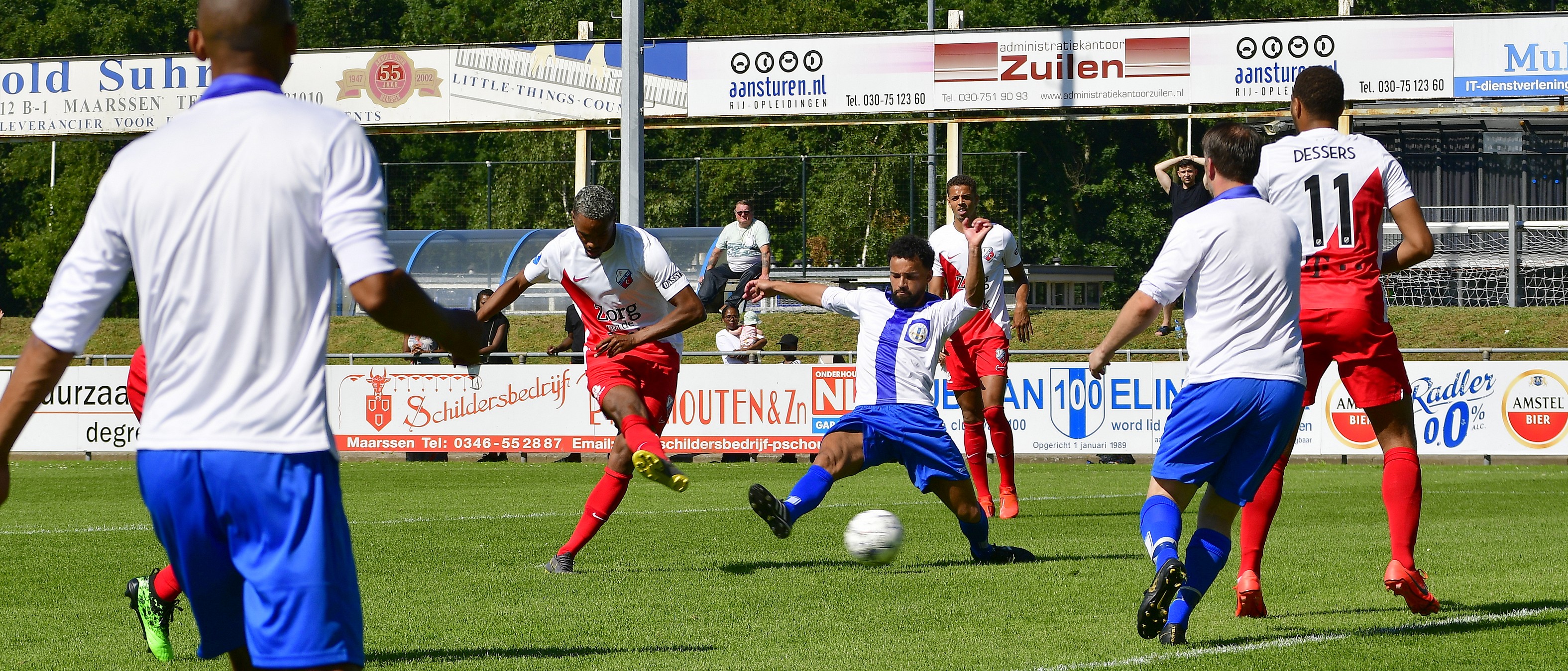 Zeventien keer raak in Zuilen