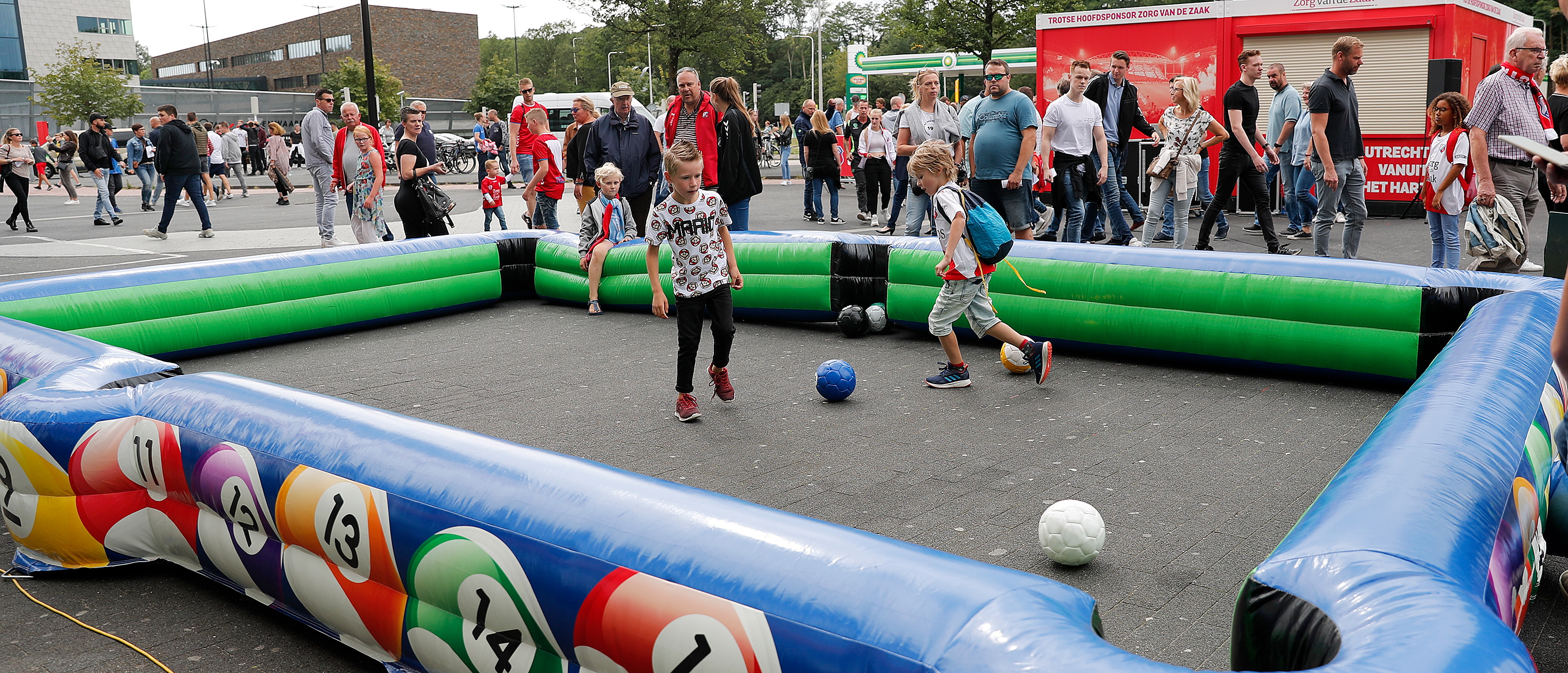 Kerstmarkt op Fanplein bij Feyenoord-thuis