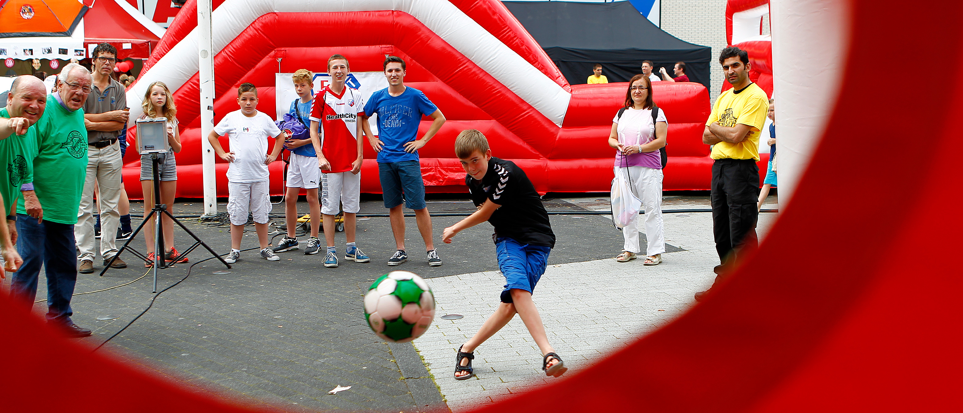 Fanplein in Sinterklaassfeer