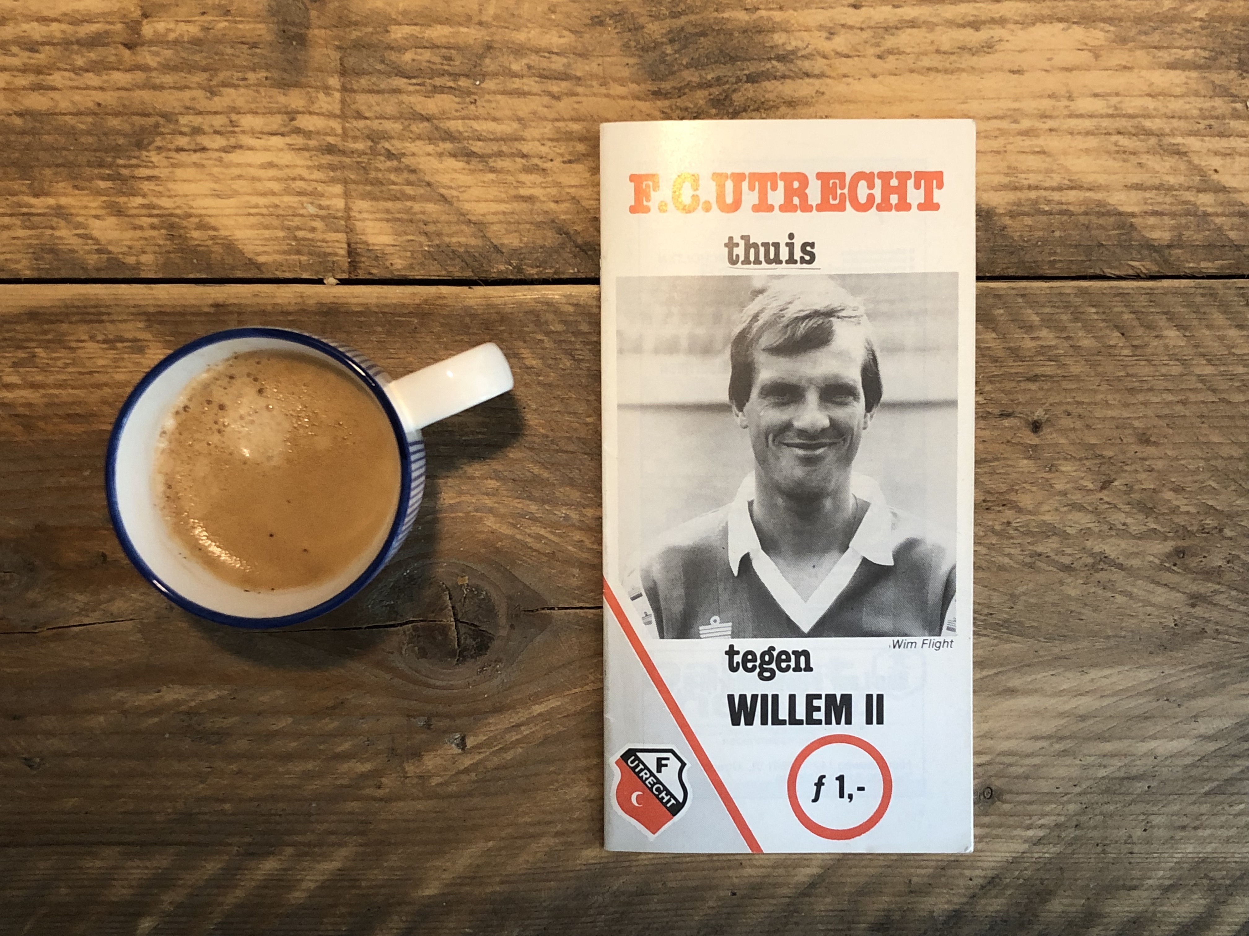 Blauw? Rood en wit zul je bedoelen!