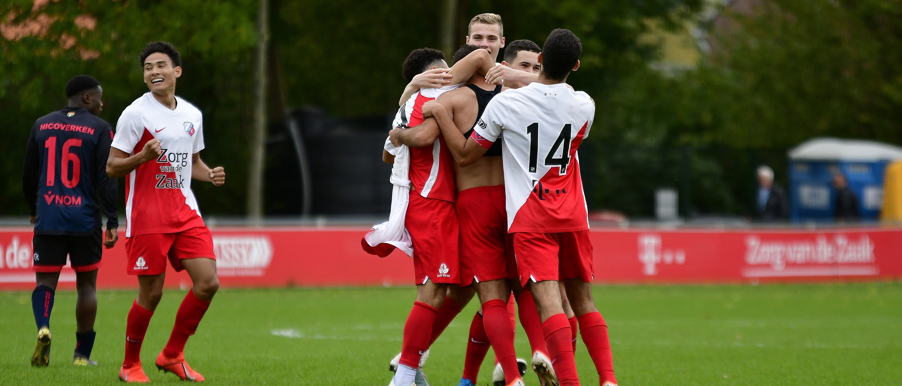 FC Utrecht O19 werkt knap onverdiende achterstand weg