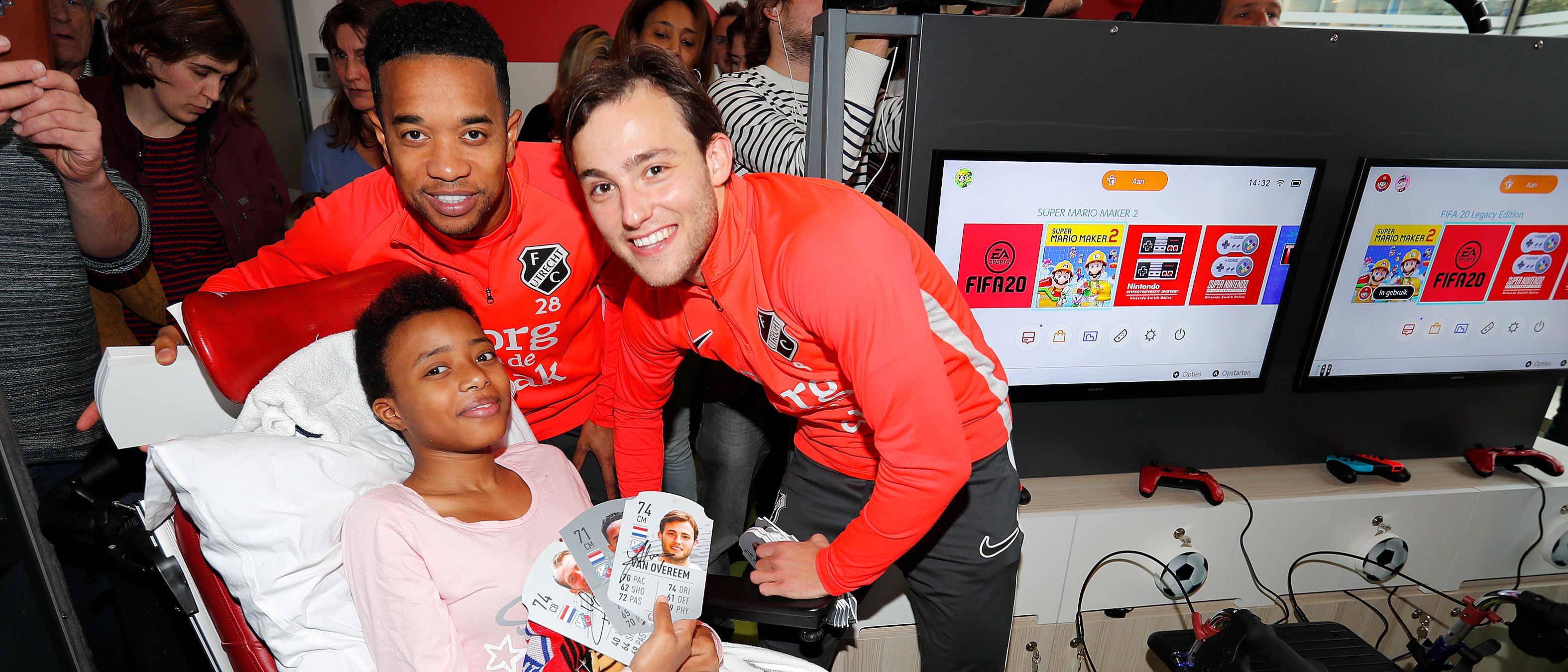FC Utrecht-skybox in Wilhelmina Kinderziekenhuis geopend