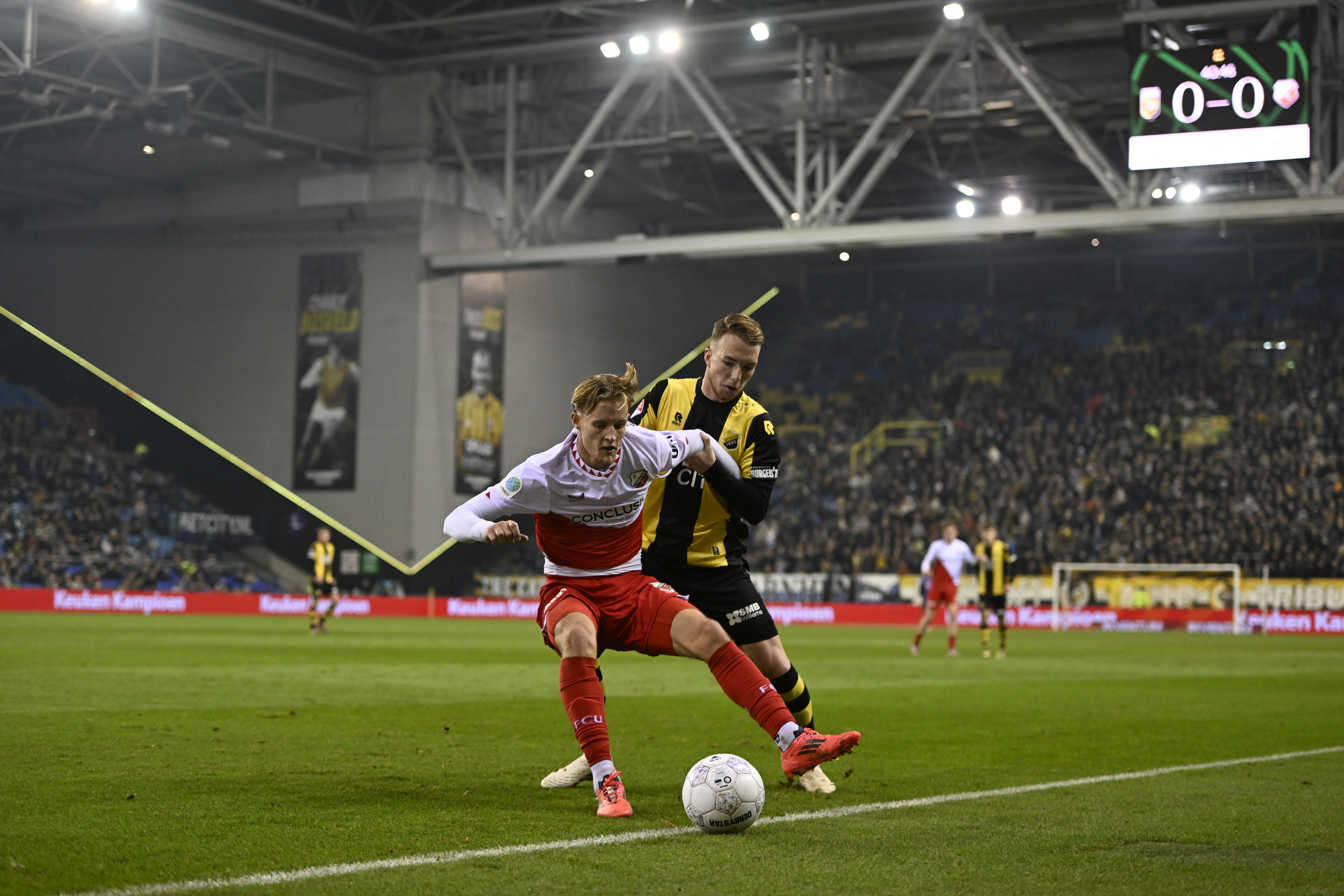 Jong FC Utrecht onderuit in Arnhem