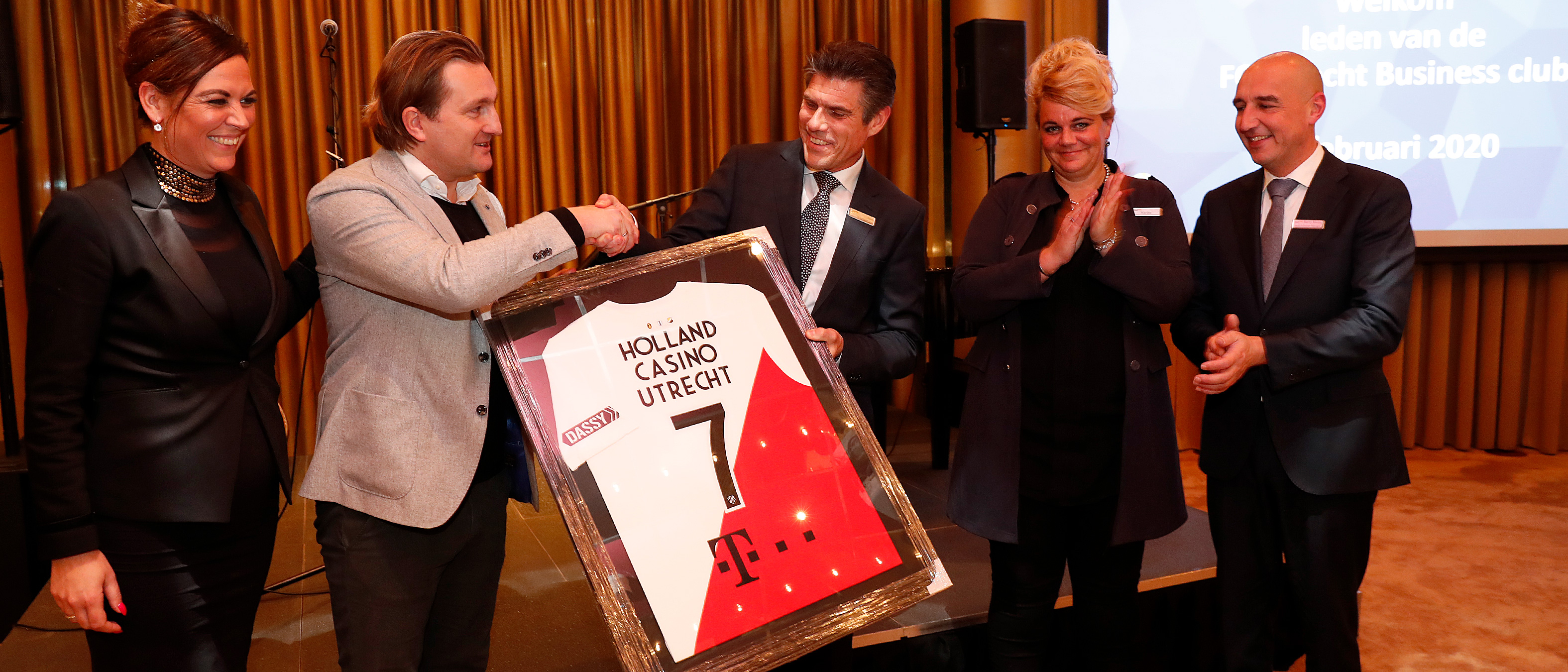 Bezoek FC Utrecht Business aan Holland Casino Utrecht wederom groot succes