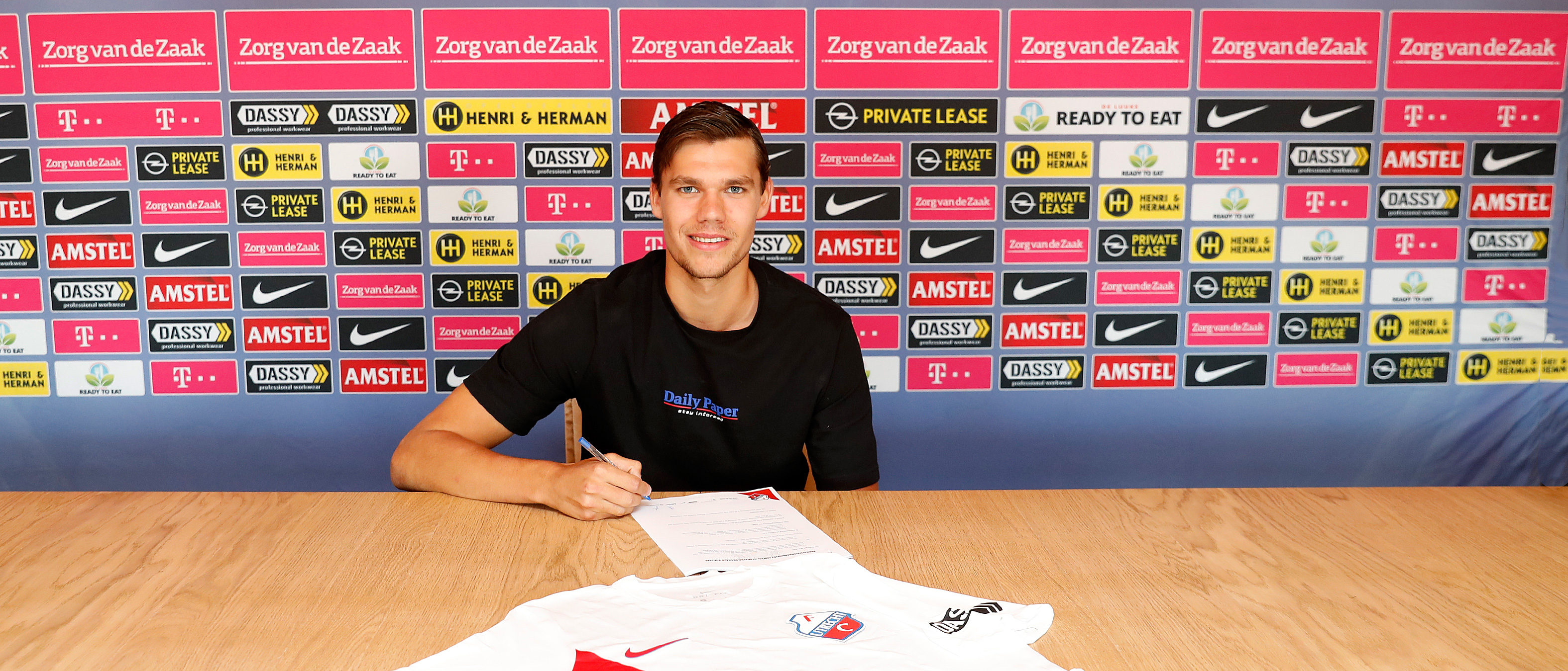 Justin Hoogma ook komend seizoen FC Utrecht-speler