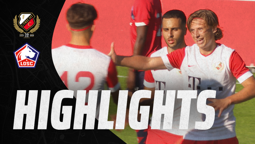 HIGHLIGHTS | Jong FC&nbsp;Utrecht en Lille OSC B in balans
