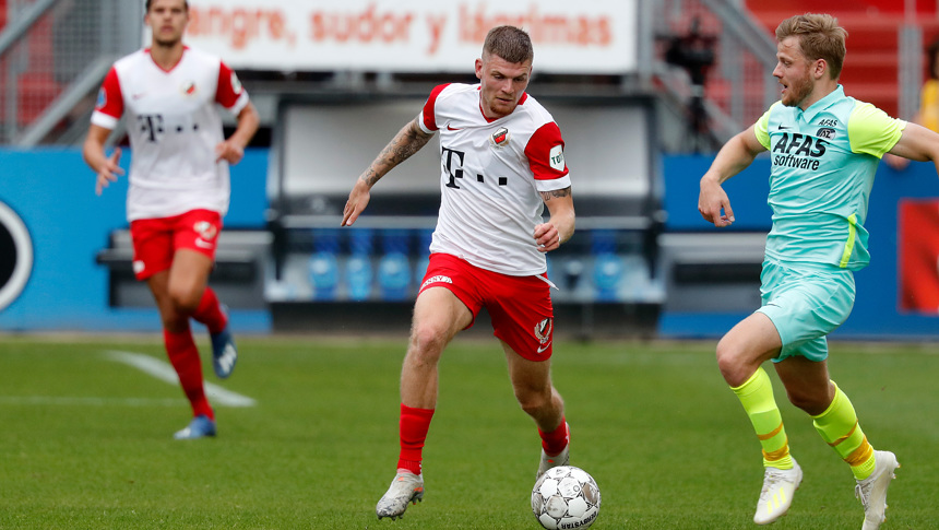 HIGHLIGHTS | Gustafson schiet FC&nbsp;Utrecht naar overwinning op AZ