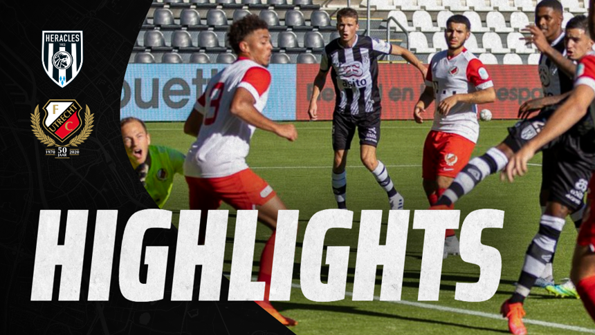 HIGHLIGHTS | Beloften in oefenduel onderuit tegen Heracles Almelo