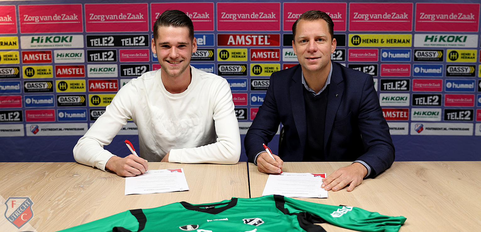 Talentvolle De Keijzer langer bij FC Utrecht 