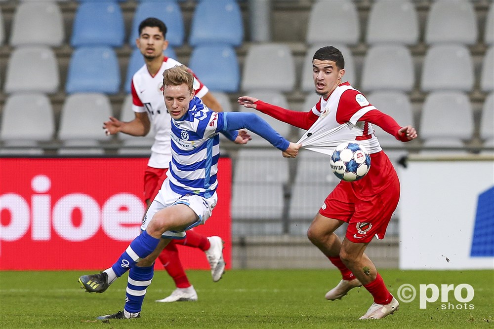 Jong FC Utrecht legt het af tegen De Graafschap