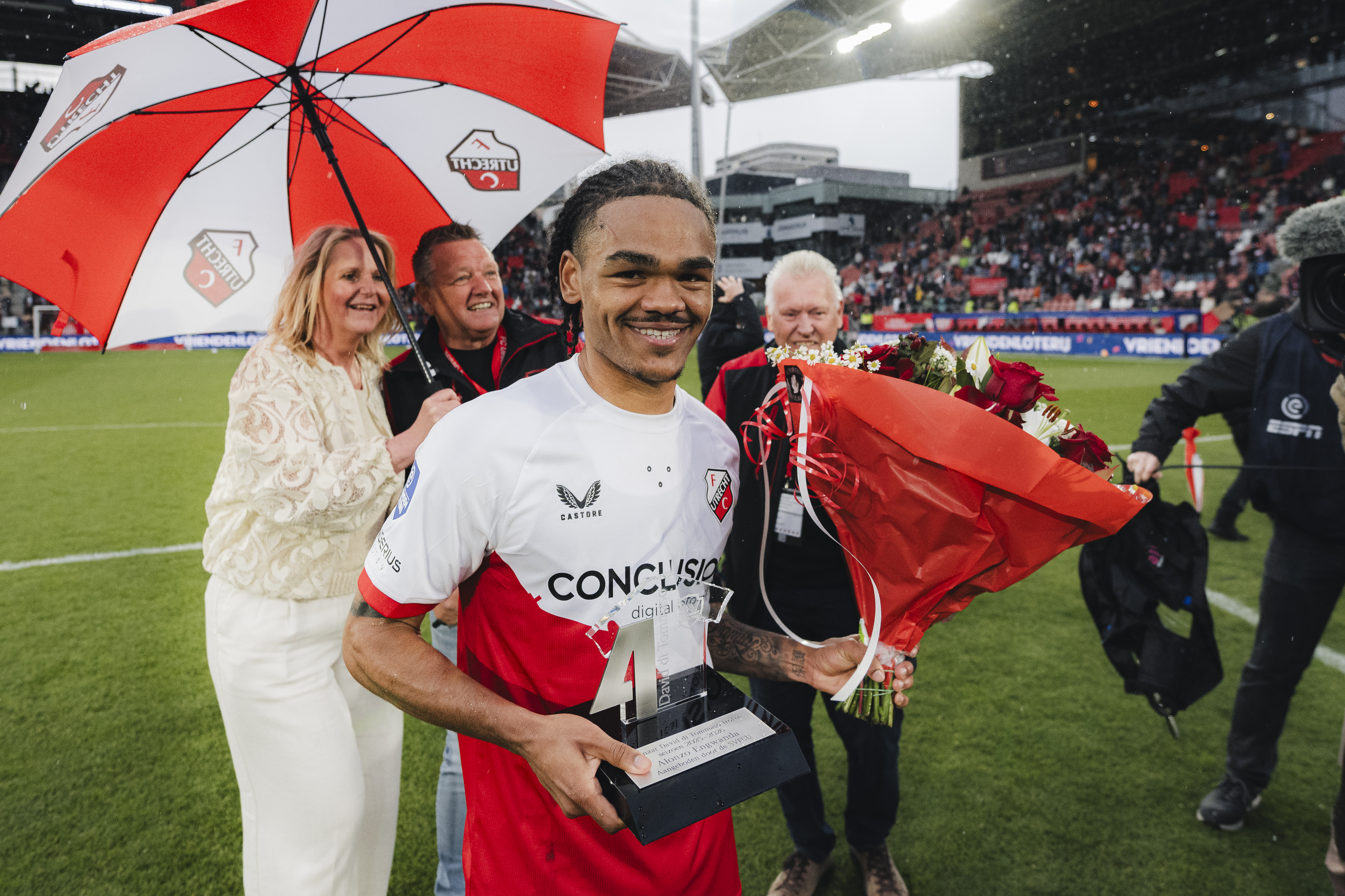 Alonzo Engwanda wint de David di Tommaso Trofee