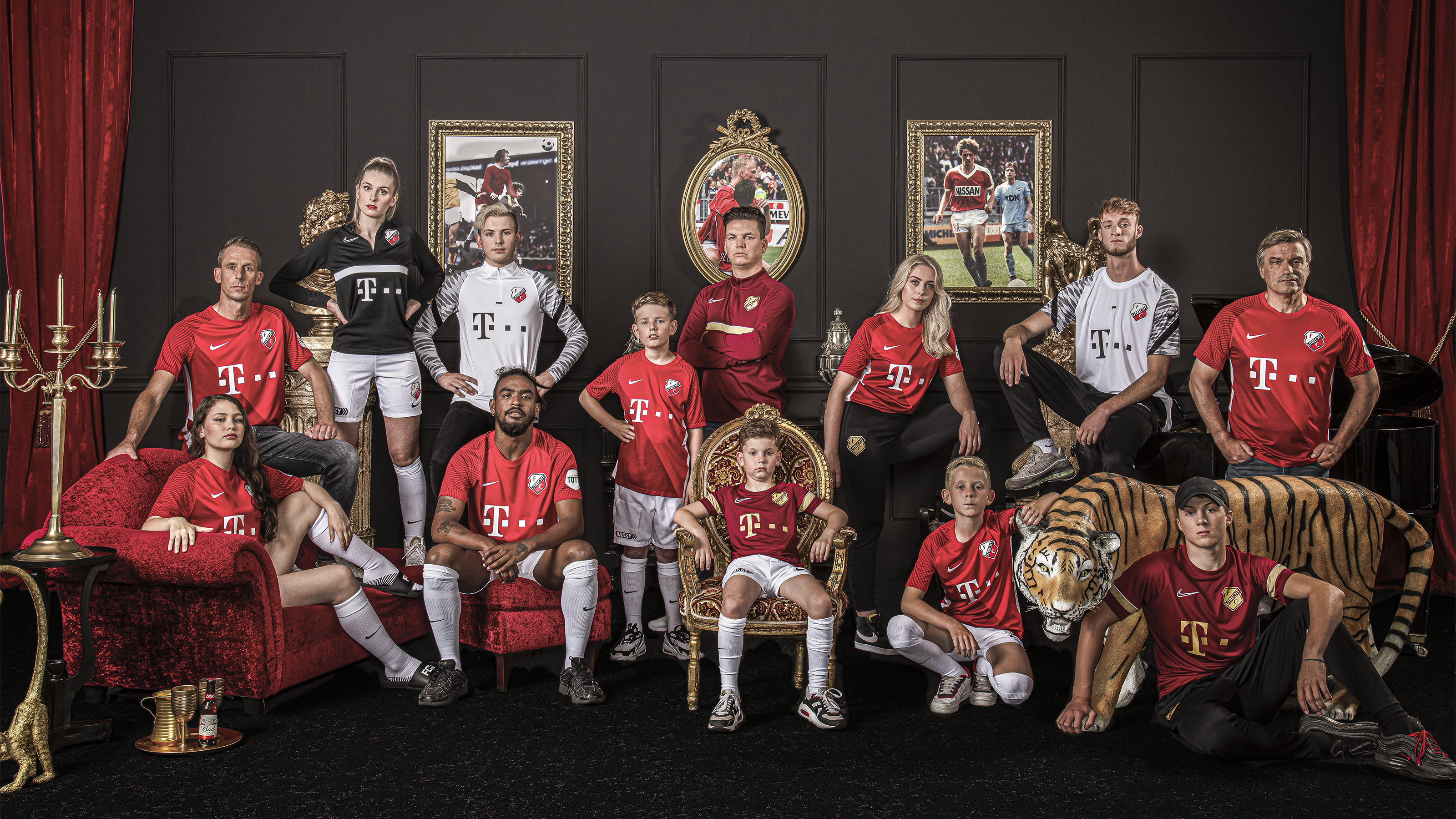 FC Utrecht kleurt rood