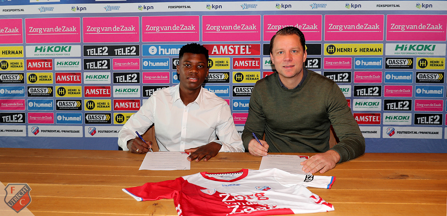 Eerste profcontract voor Juruël Bernadina