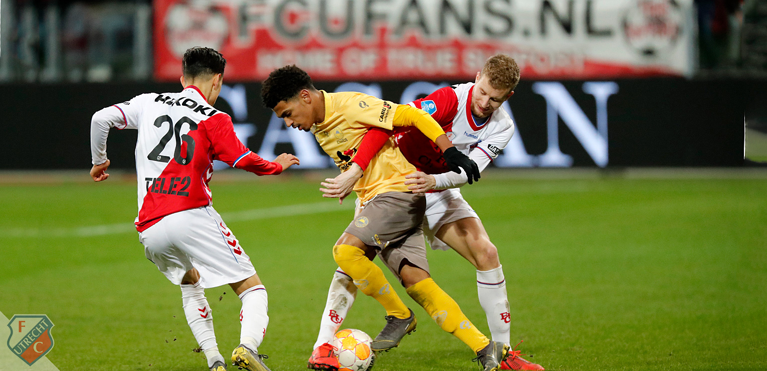 FC Utrecht krijgt Kralingse muur niet geslecht