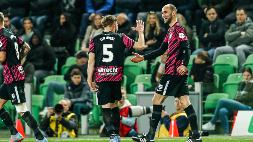 FC Utrecht pakt volle buit in Euroborg