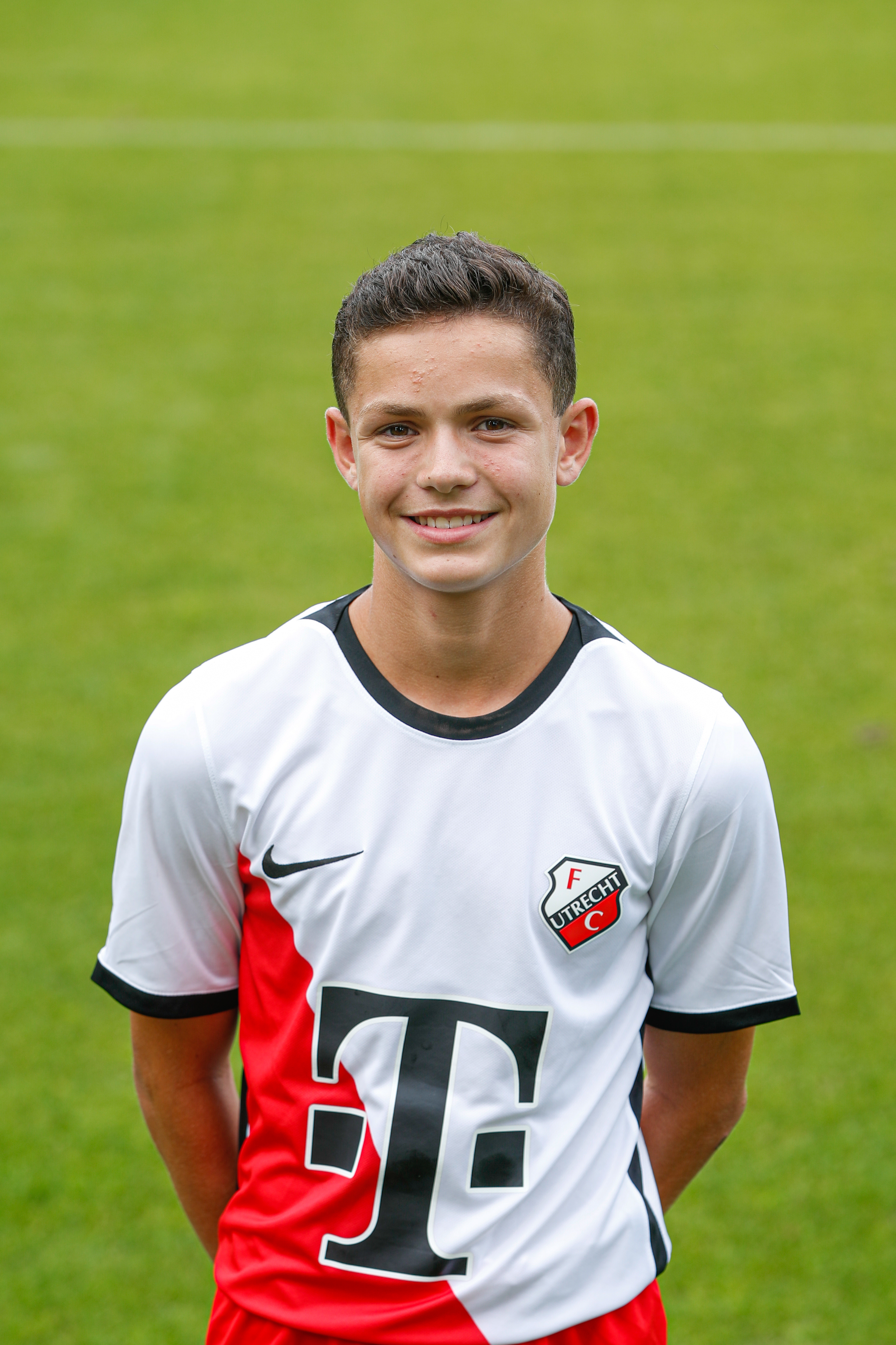 FC Utrecht-drietal op trainingskamp met Oranje Onder 14