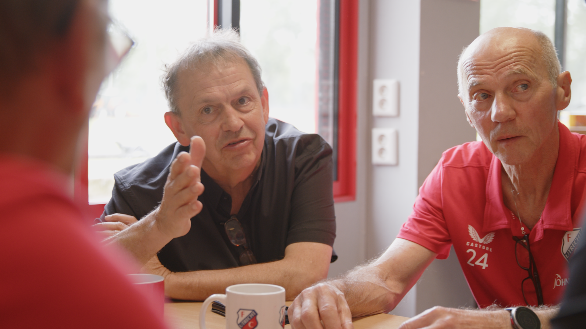 Smartphone workshop voor FC Utrecht Oldstars