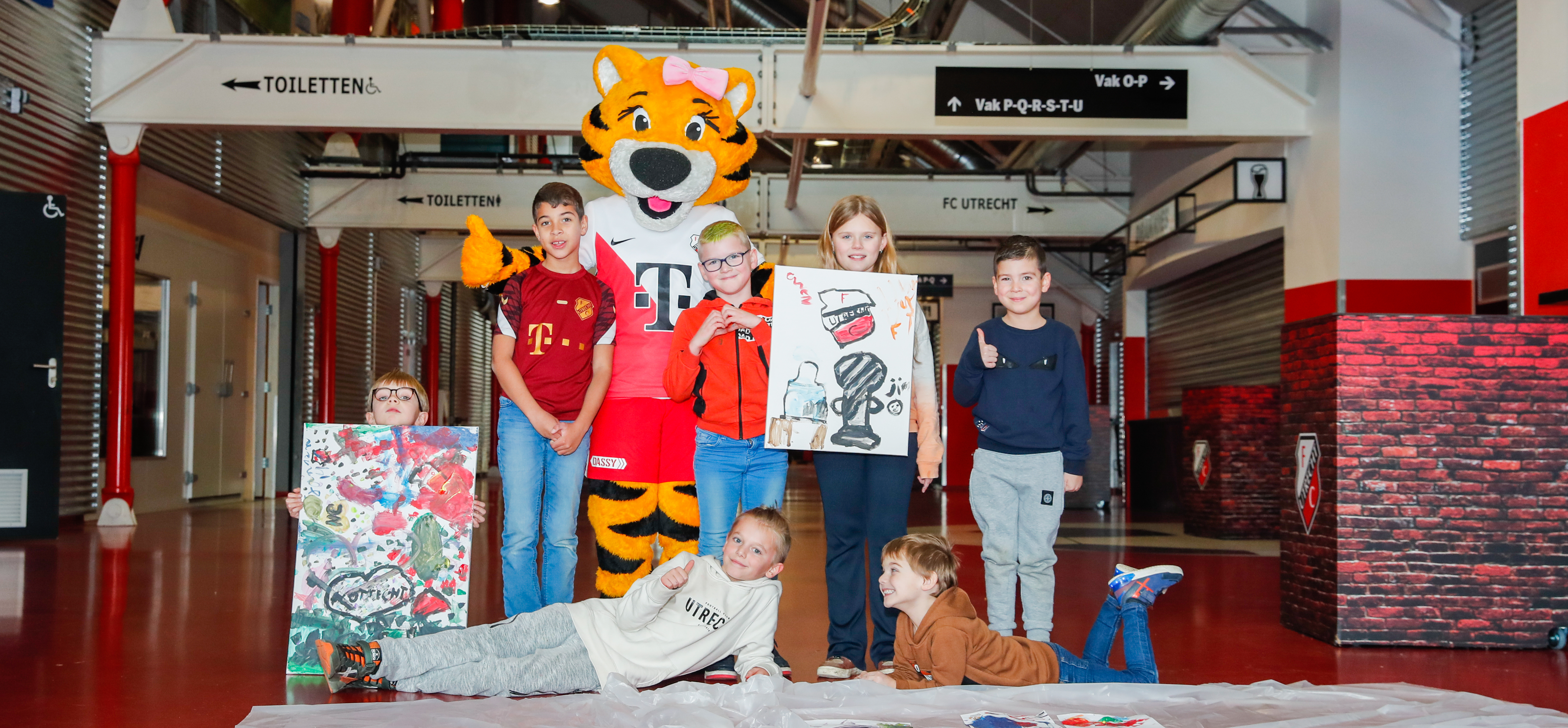 Junior Tigers-leden laten zich van artistieke kant zien