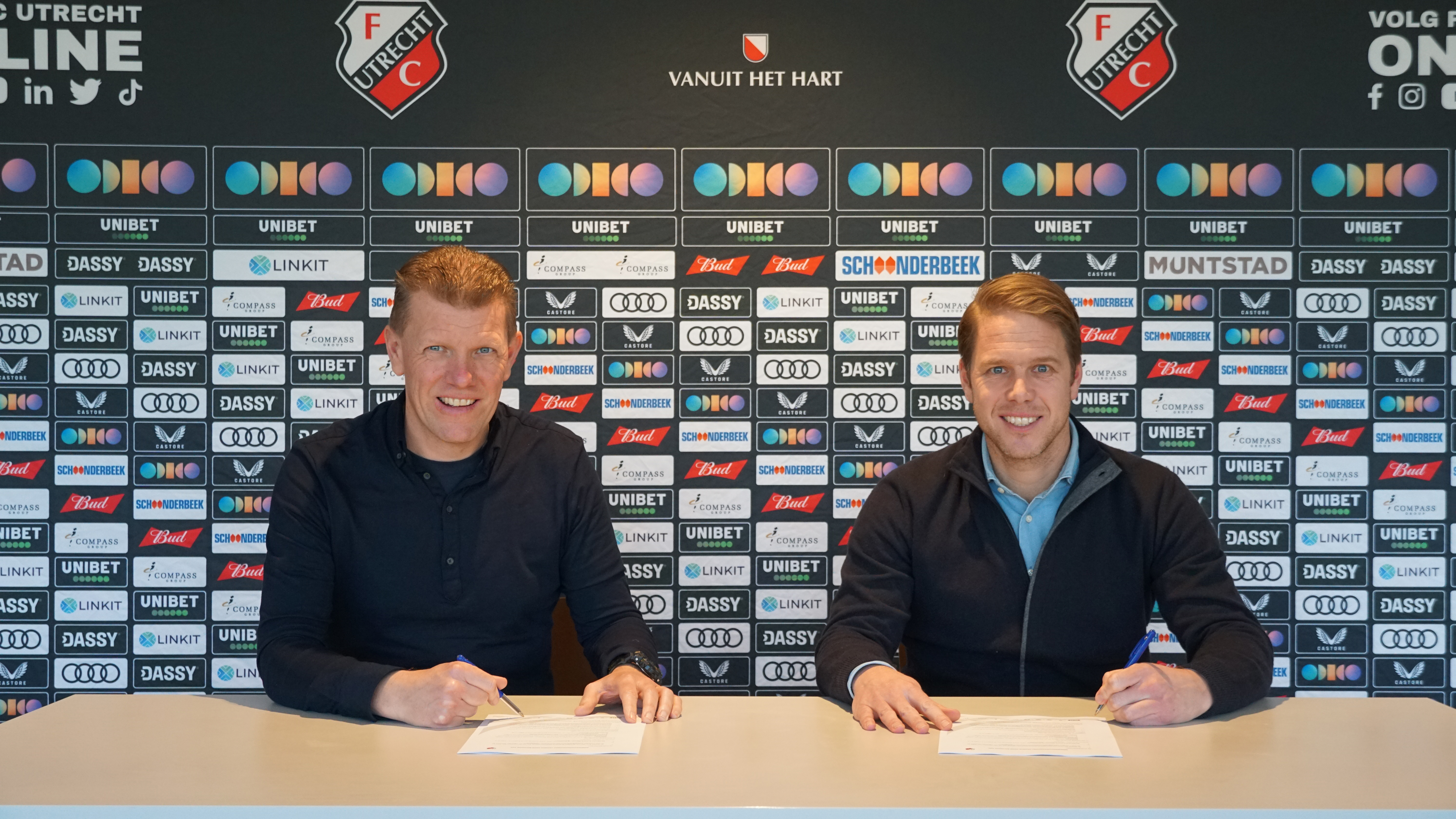 FC Utrecht en Hoofd Jeugdopleiding Robin Pronk verlengen samenwerking