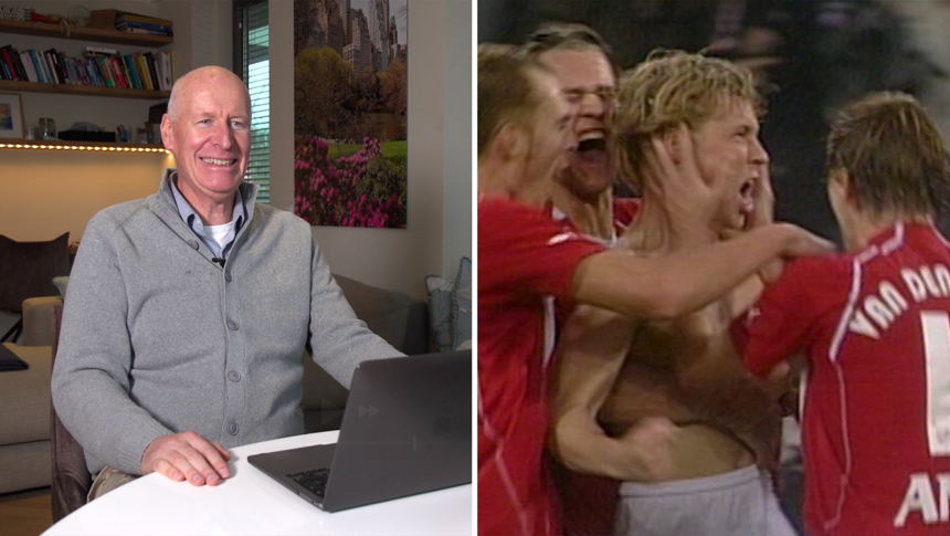 Commentator Jan Roelfs over het doelpunt van Rick Kruys tegen Gert Kruys | INTERVIEW