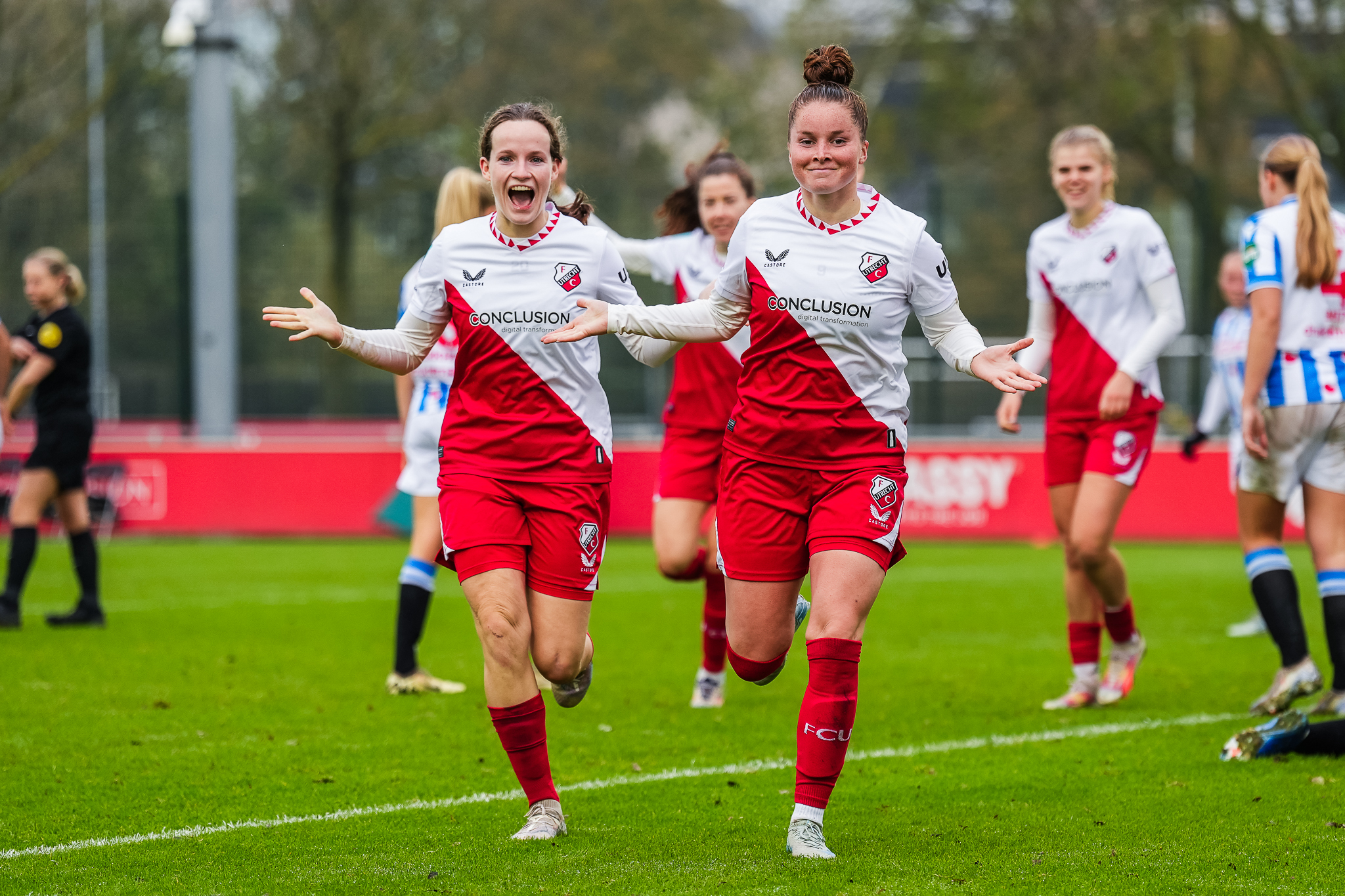 FC Utrecht Vrouwen wint in eigen huis van sc Heerenveen Vrouwen