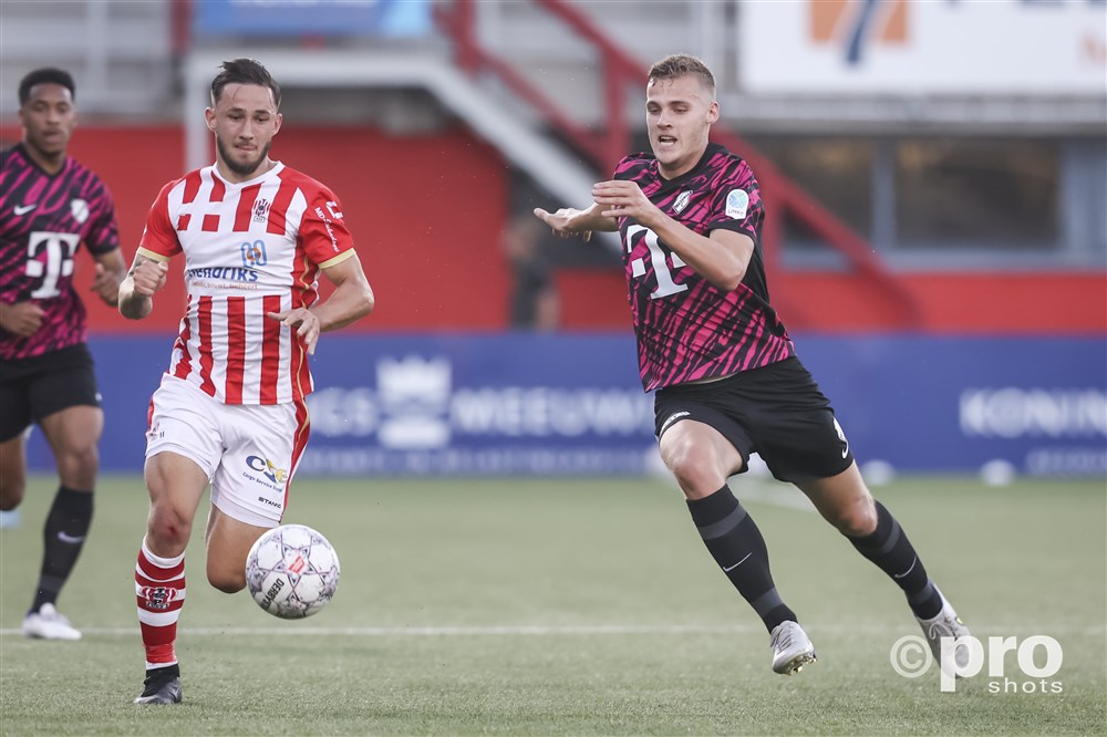 Jong FC Utrecht in Stadion Galgenwaard tegen Heracles Almelo