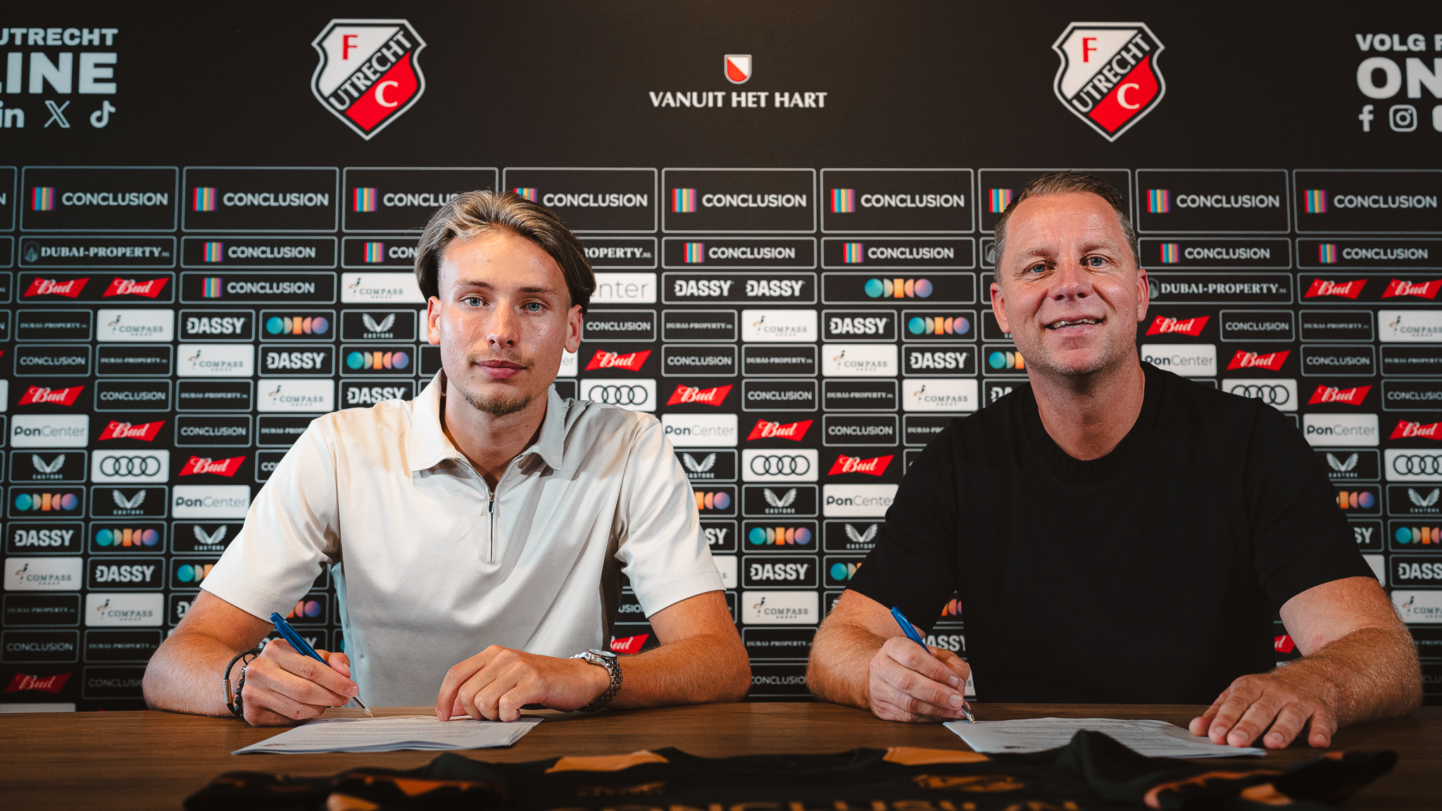 Jesse van de Haar blijft langer verbonden aan FC Utrecht