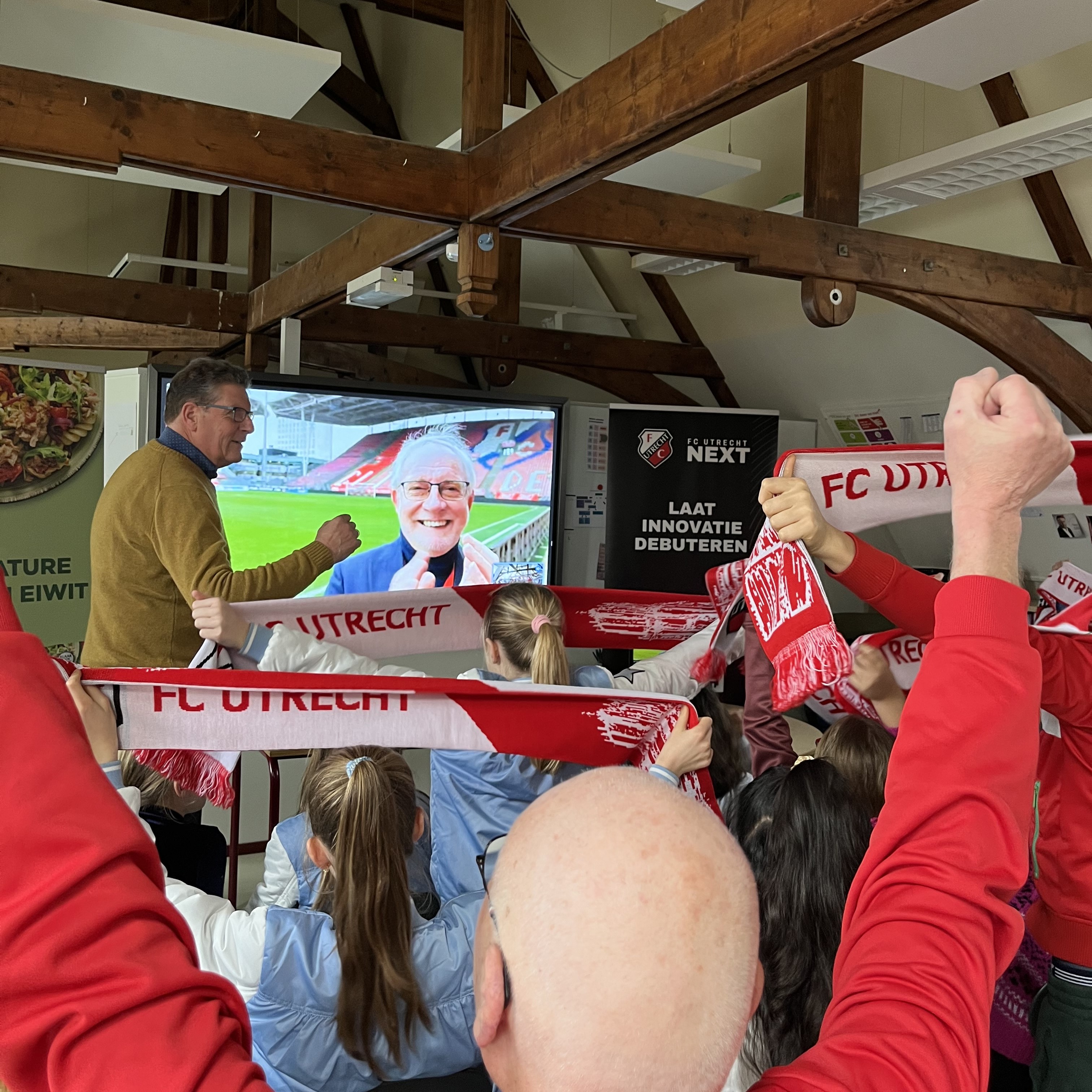 Innovatief bezoek van FC Utrecht Next middels Digitale Stadiontour
