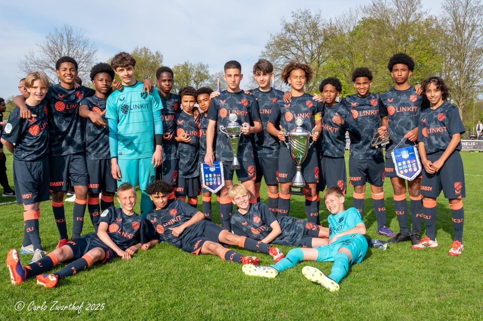 Topweekend voor FC Utrecht Academie met drie finales tijdens paastoernooien
