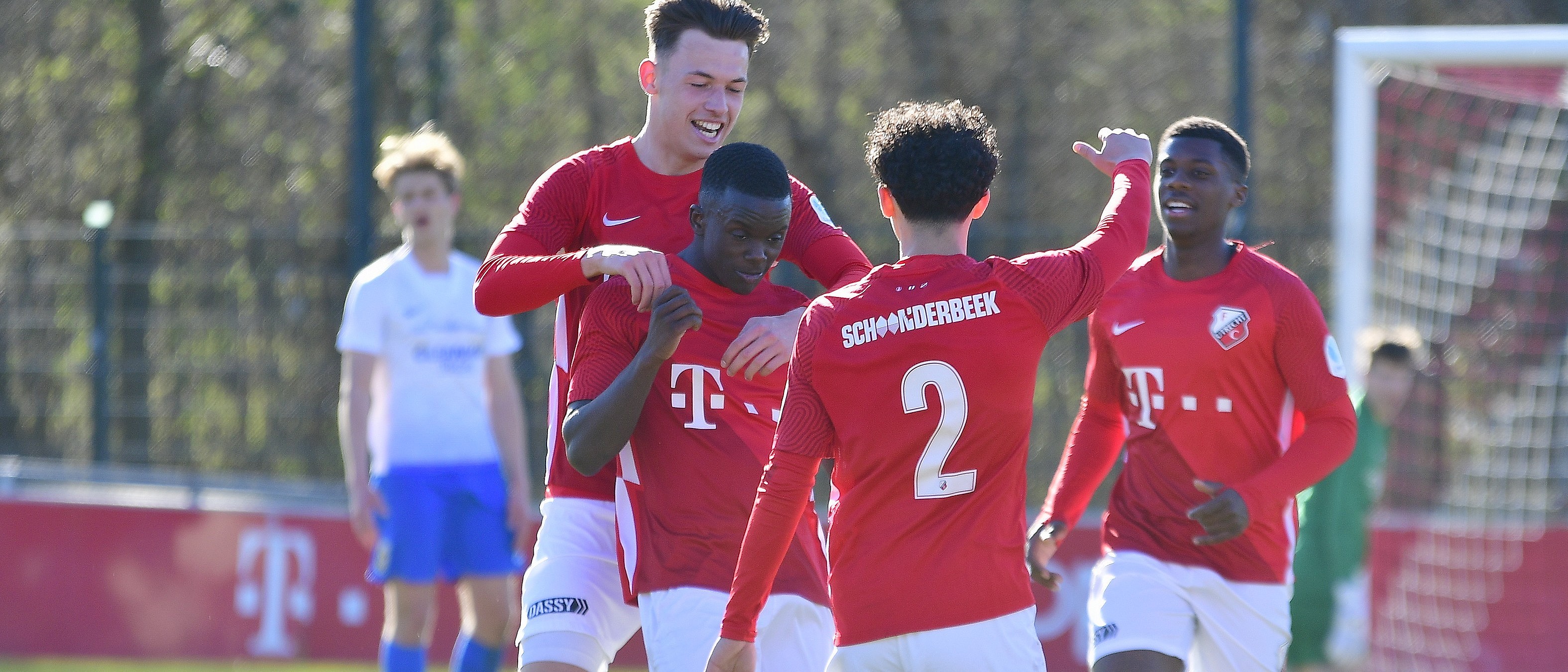 FC Utrecht Onder 18 tegen RB Leipzig om de Future of Football Cup