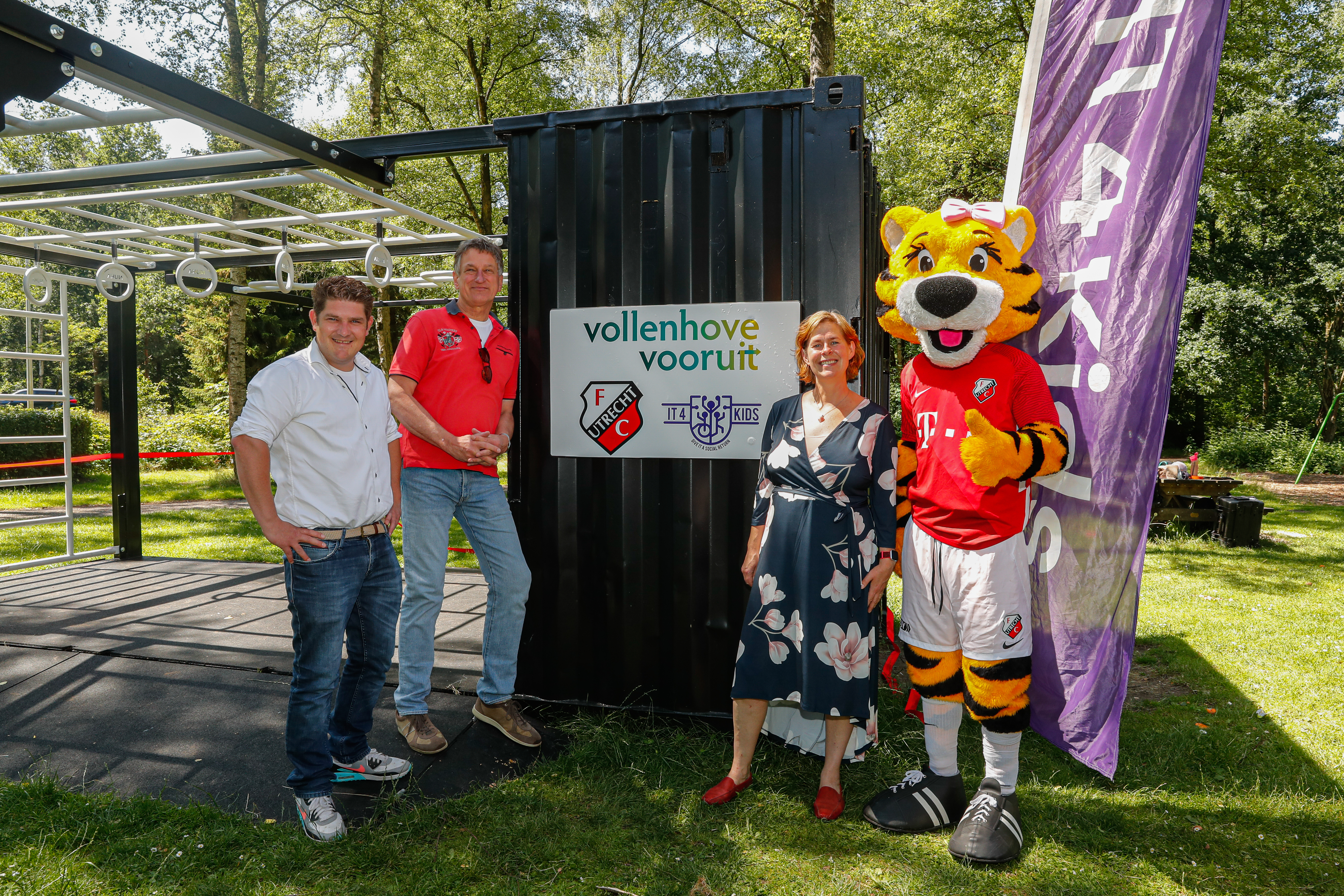 FC Utrecht en IT4Kids openen in gemeente Zeist eerste Sportcontainer