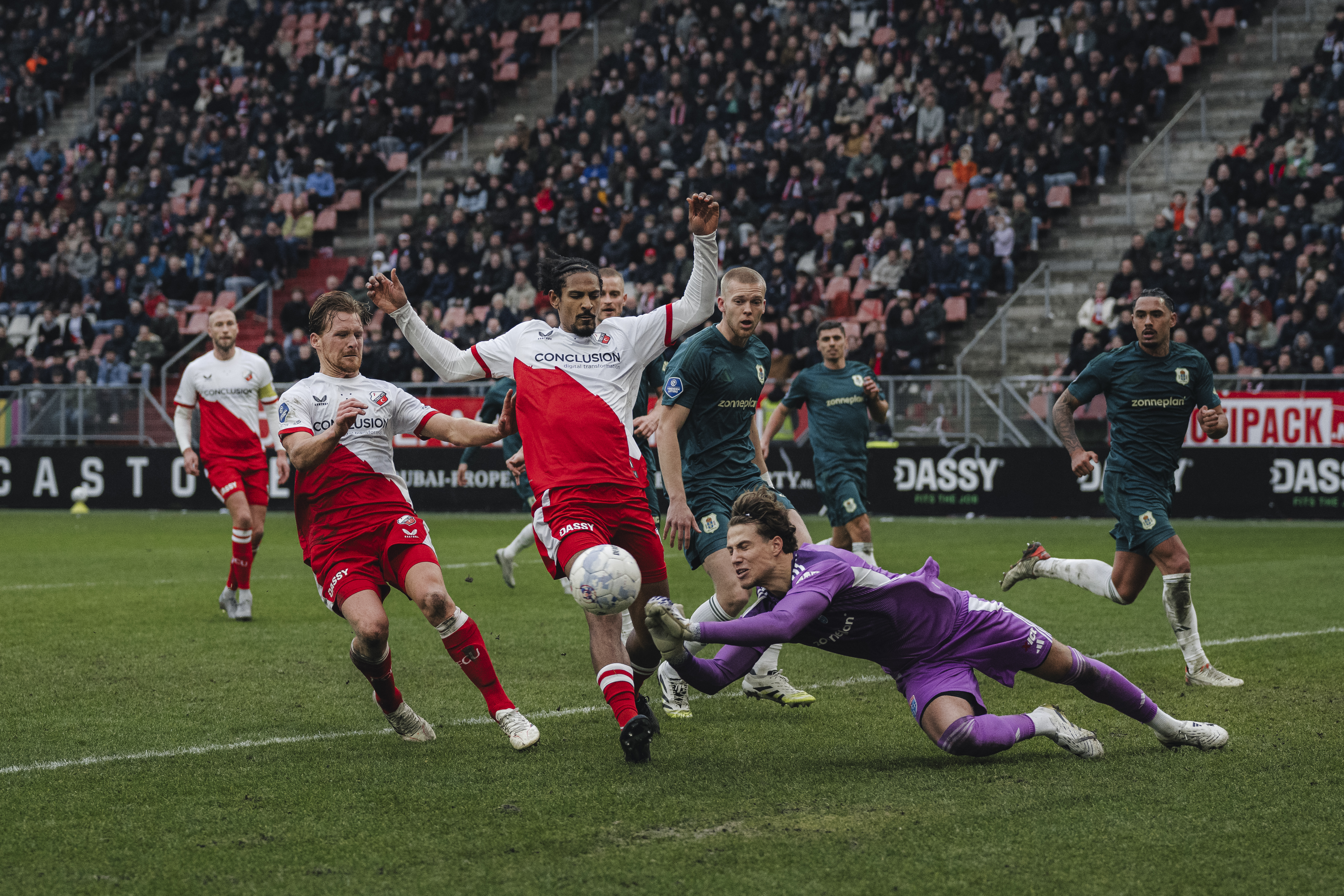 FC Utrecht speelt gelijk tegen PEC Zwolle