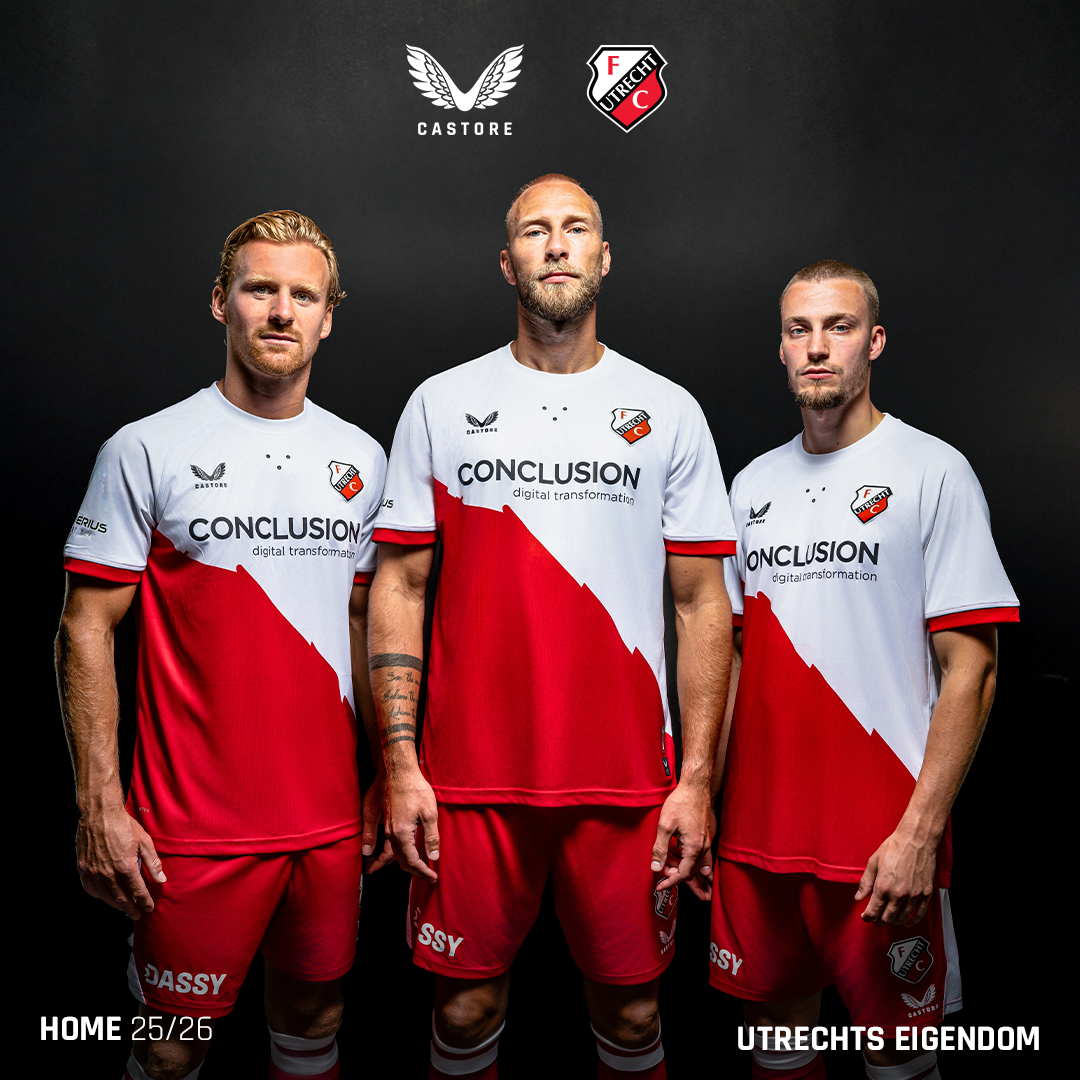 FC Utrecht en Castore presenteren nieuwe thuistenue 2025/2026: Utrechts Eigendom