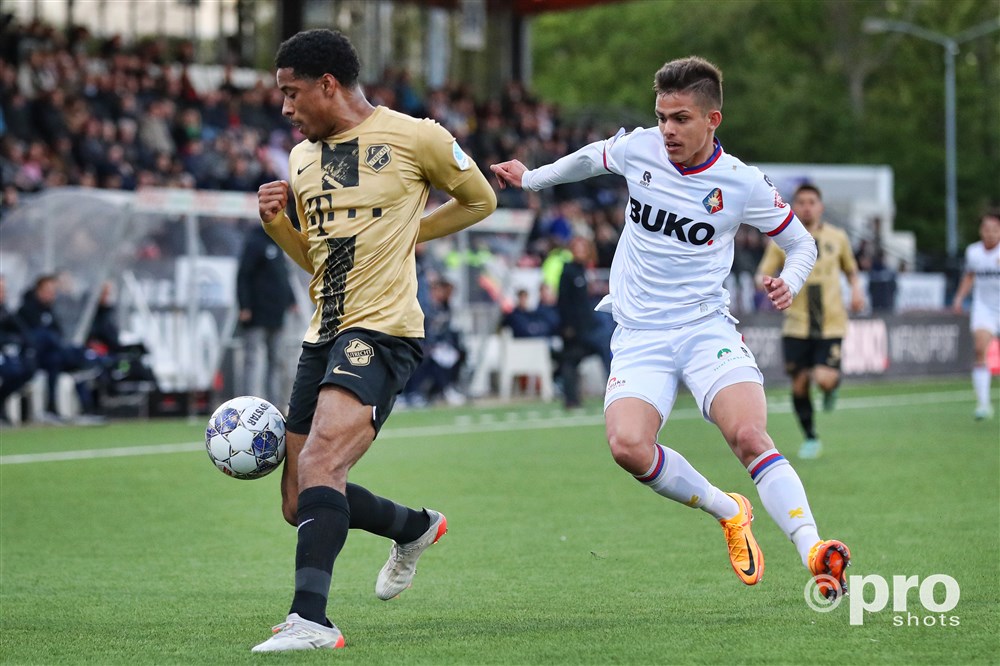 Doelpuntrijke eindfase levert Jong FC Utrecht zege op