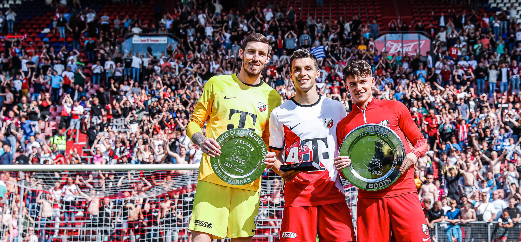 Topscorer Tasos Douvikas wint David di Tommaso Trofee