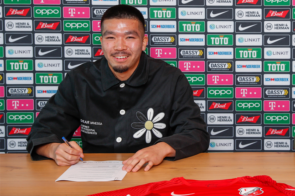 Yuya Ikeshita tekent profcontract