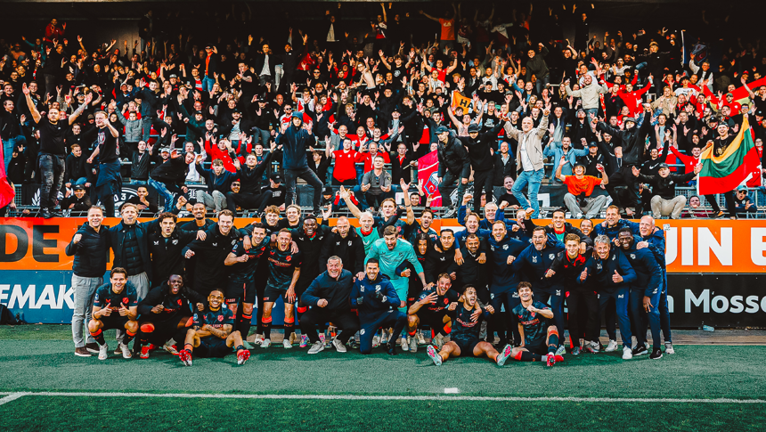 Ruime overwinning op RKC Waalwijk