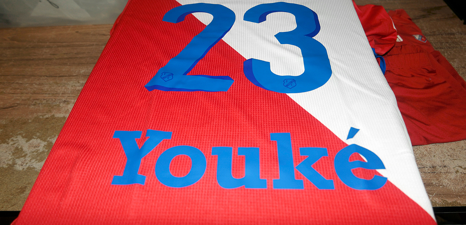 Youké op shirts FC Utrecht